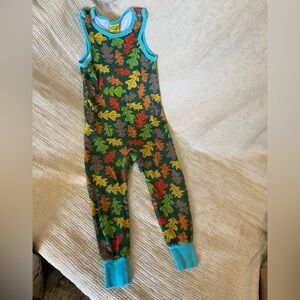 Duns Leaf Print Jumpsuit size 98cm